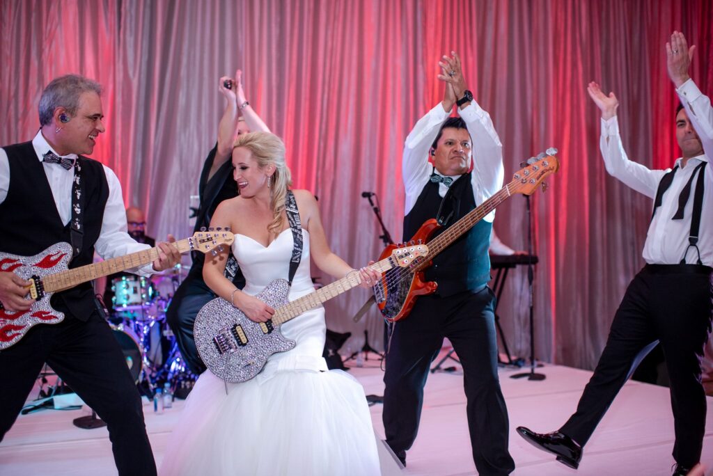 Bride Playing Guitar